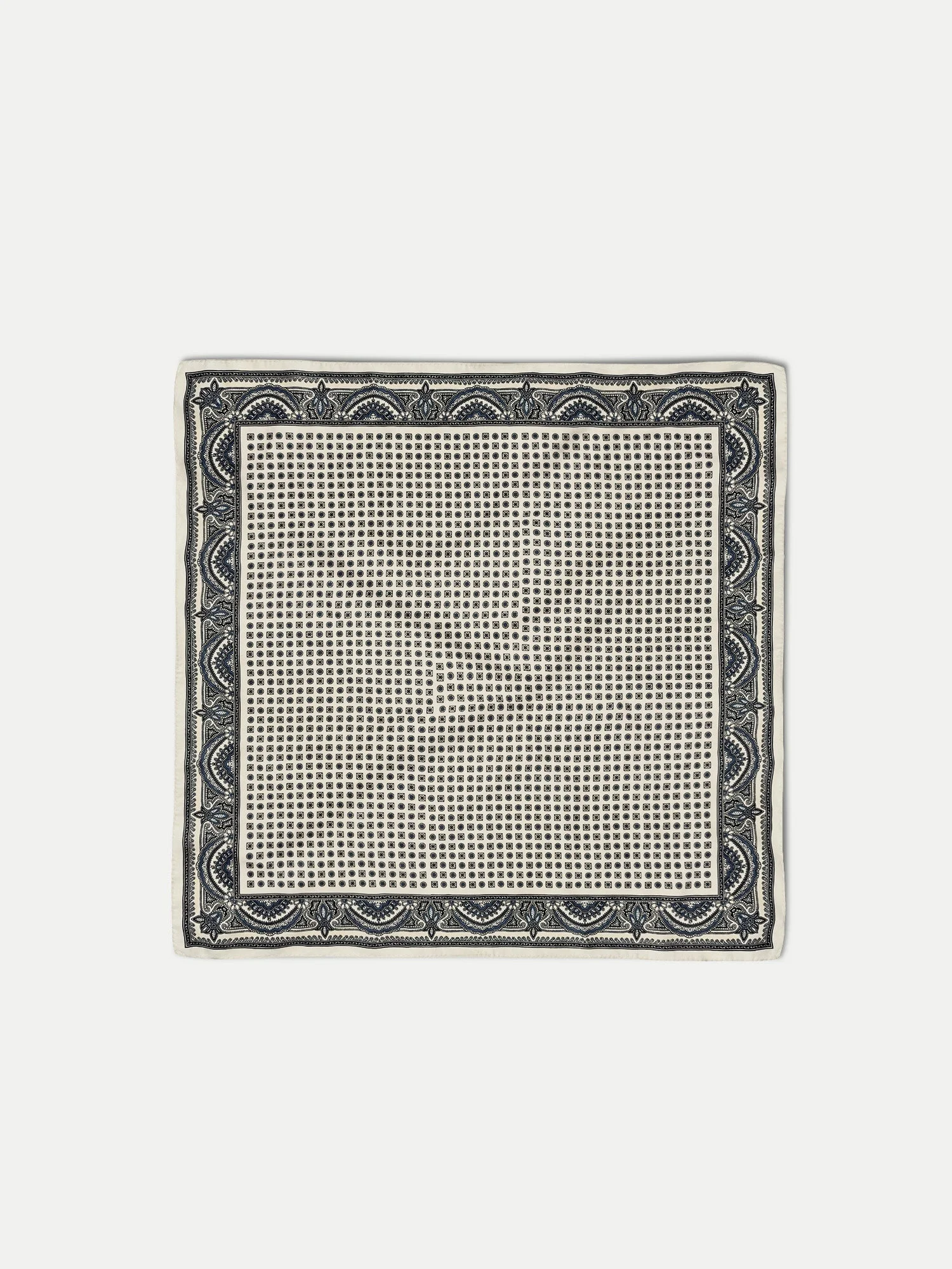 SAVA SILK-BLEND SCARF - 1