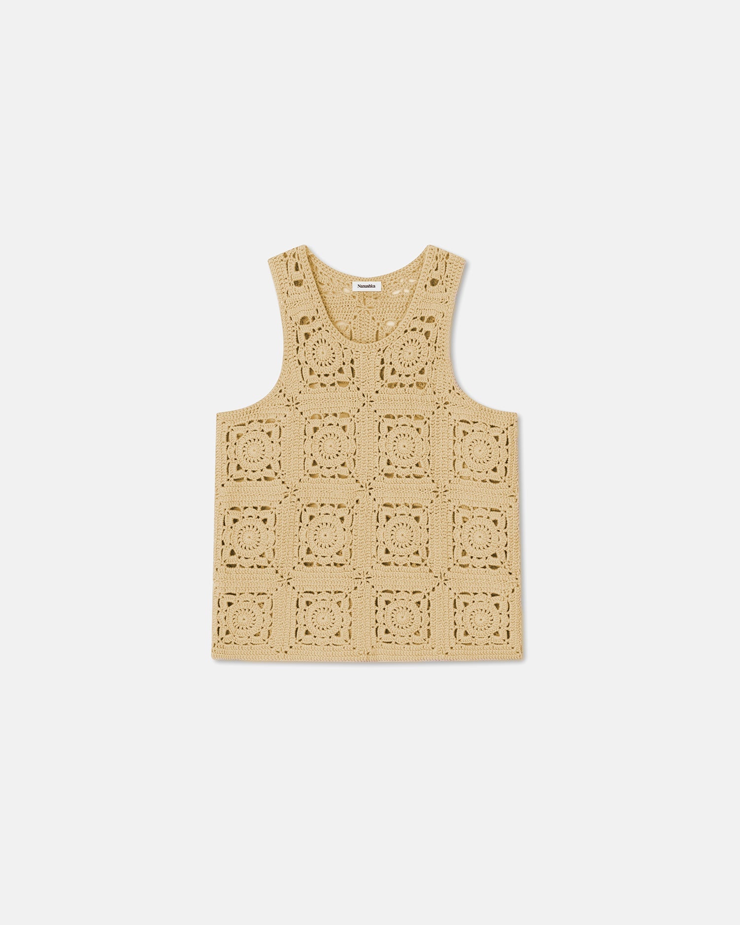 LACO - Crochet-knit cotton vest - Beige - 1