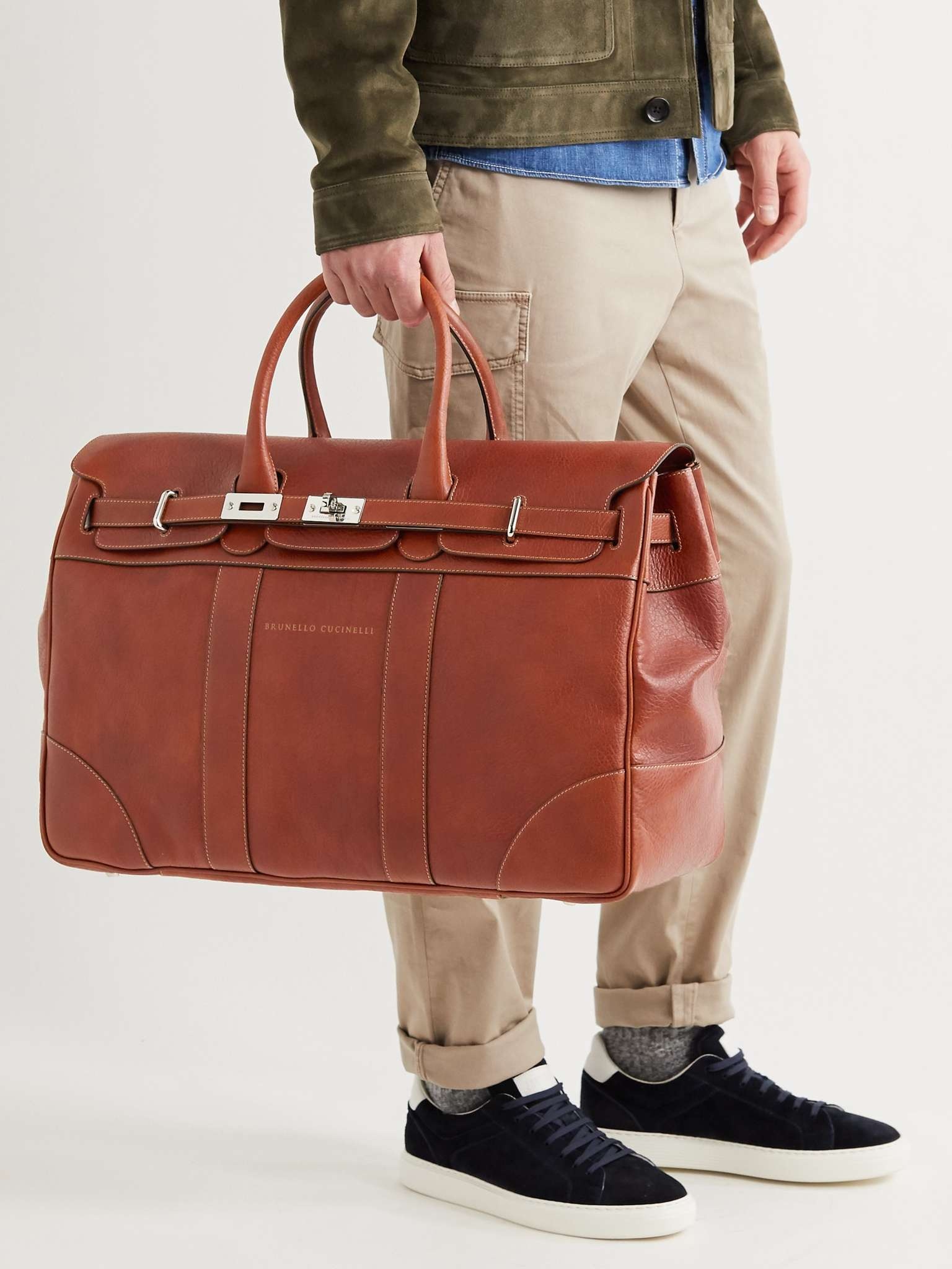 Full-Grain Leather Holdall - 2