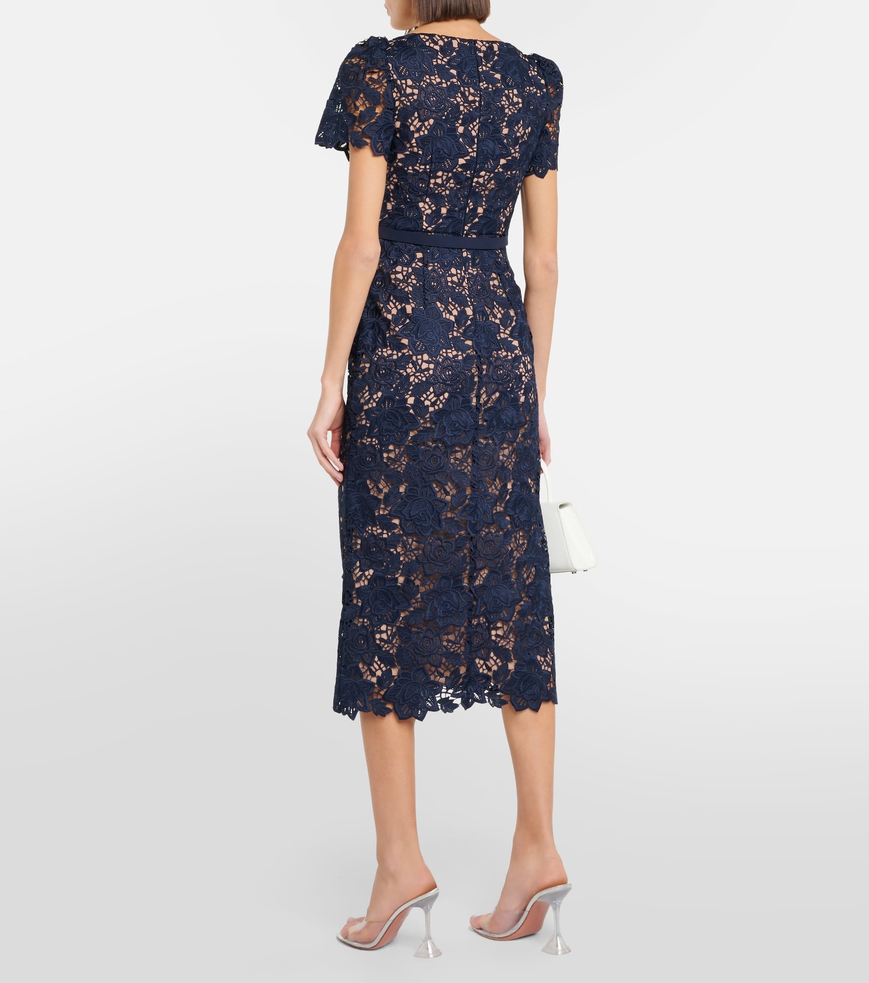 Lace midi dress - 3