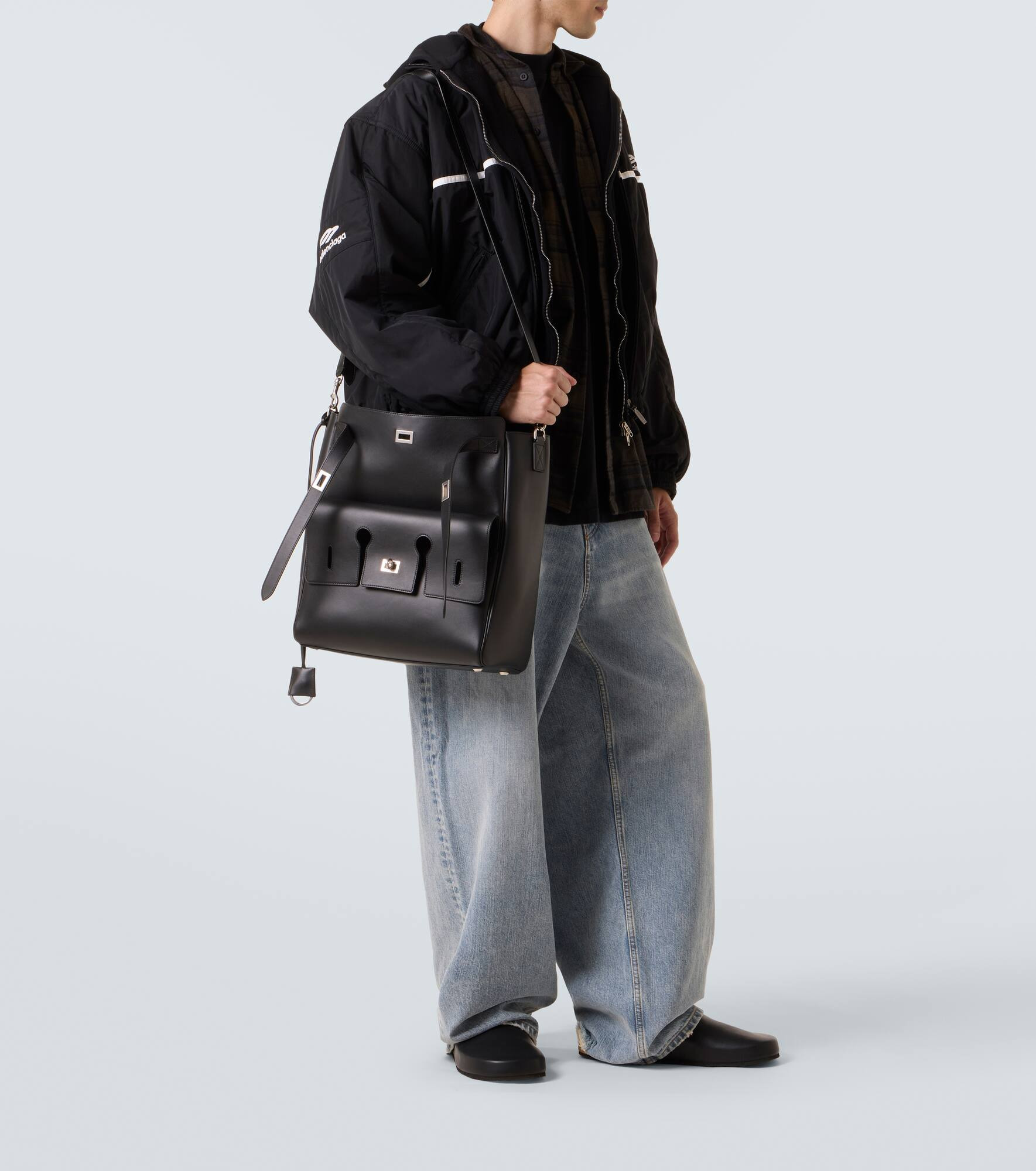 Bel Air leather messenger bag - 7