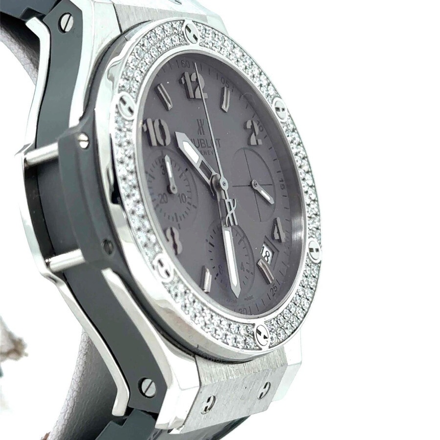 Pre-owned Hublot Earl Grey Chronograph Grey Dial Men's Watch 342.ST.5010.LR.1104 - 4