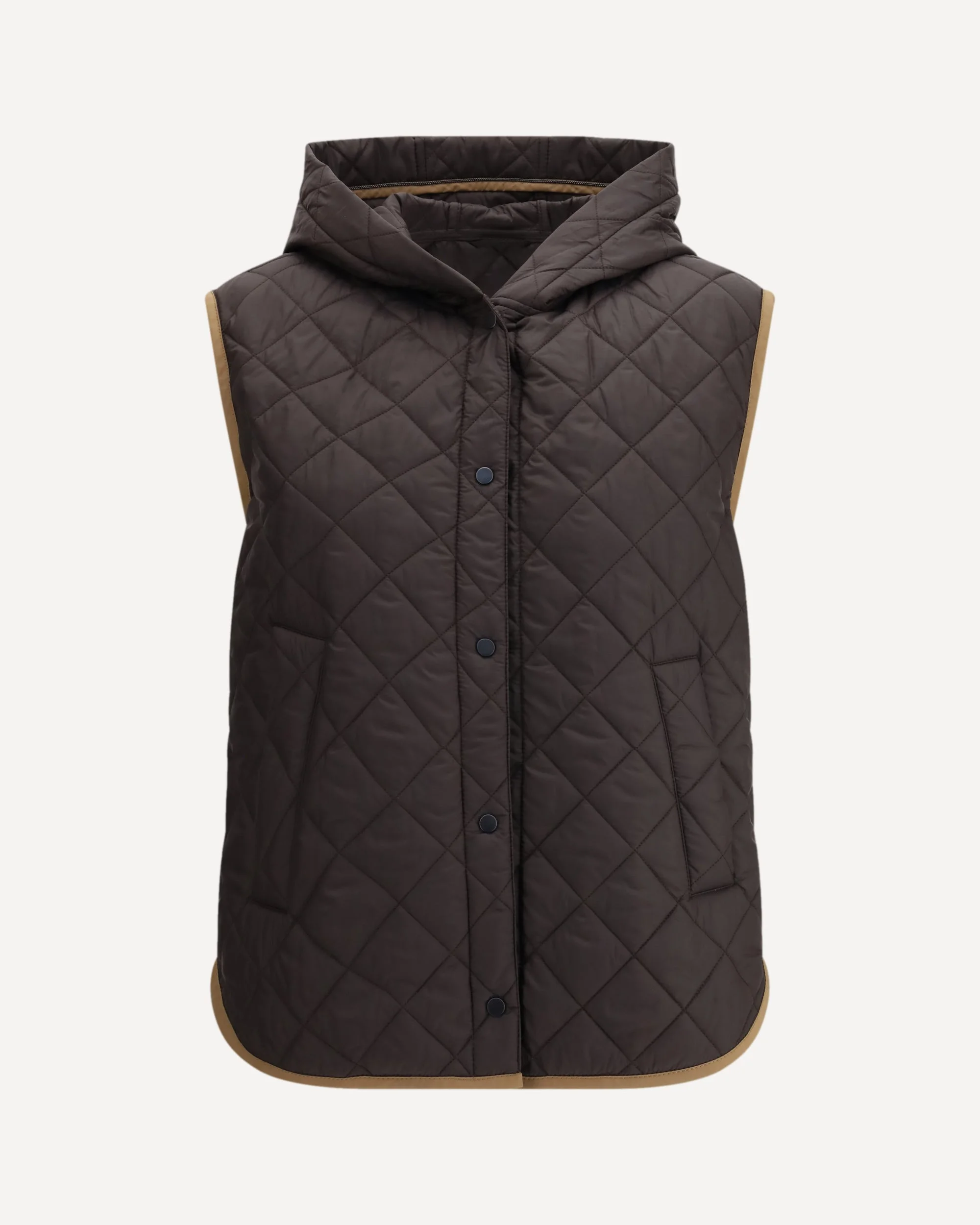 Hooded padded Gilet - 1