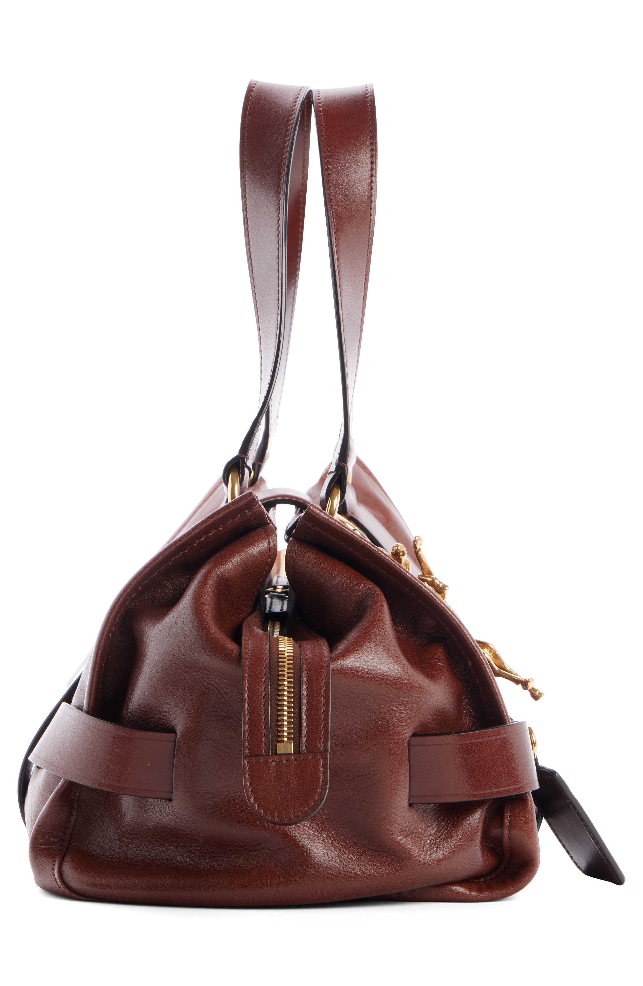 Chloé Small Kerala Leather Handbag in 25A Dark Ebony at Nordstrom - 4