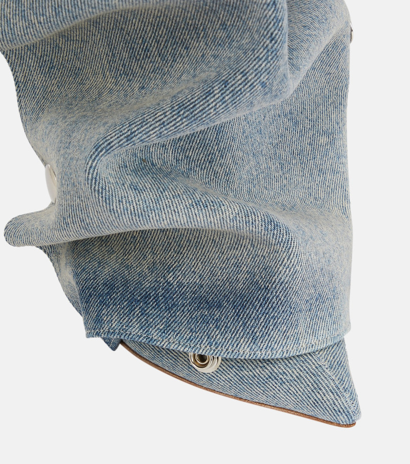 appliqué-detail denim boots 6