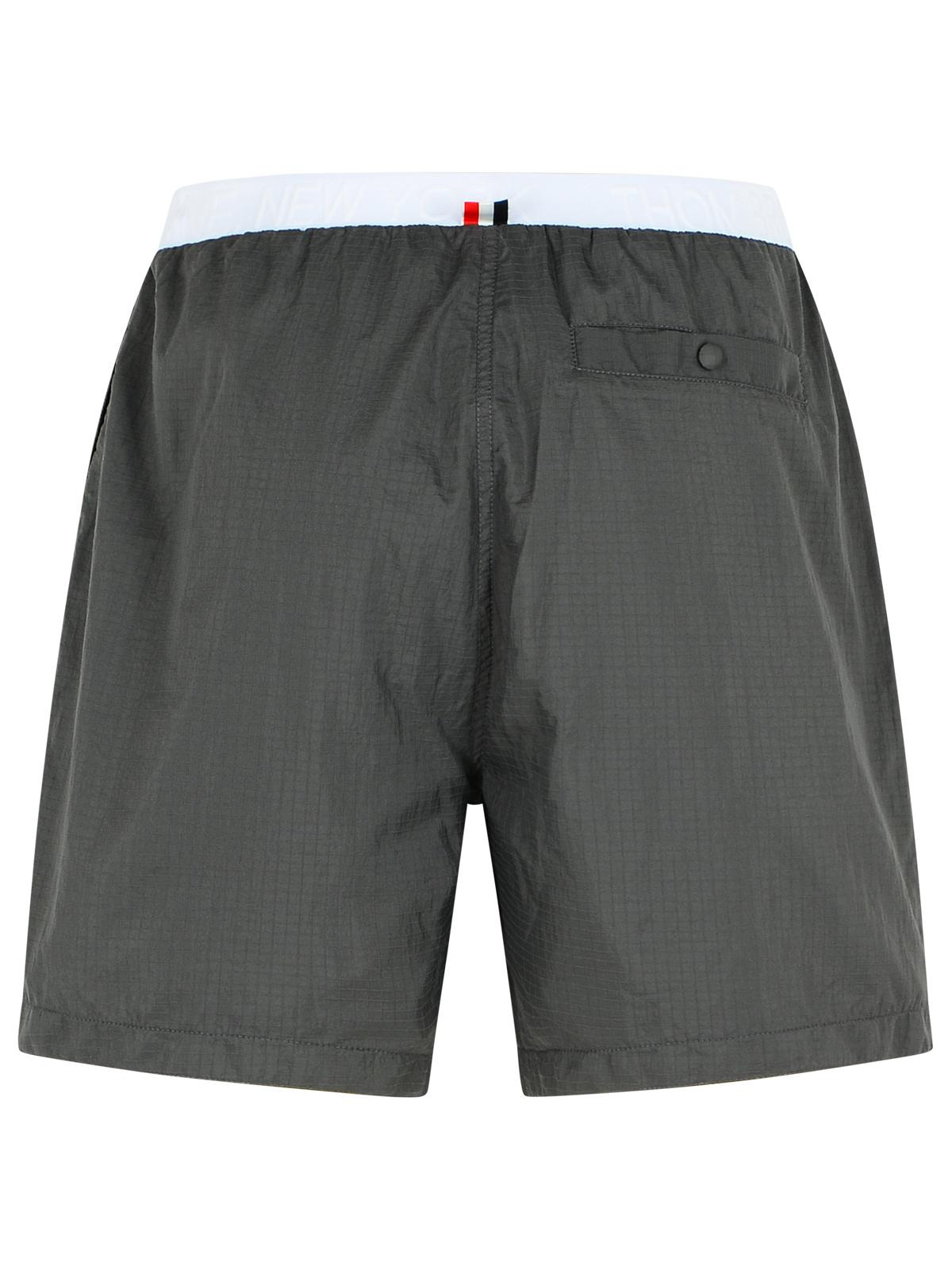 Thom Browne Grey Polyamide Bermuda Shorts Men - 3