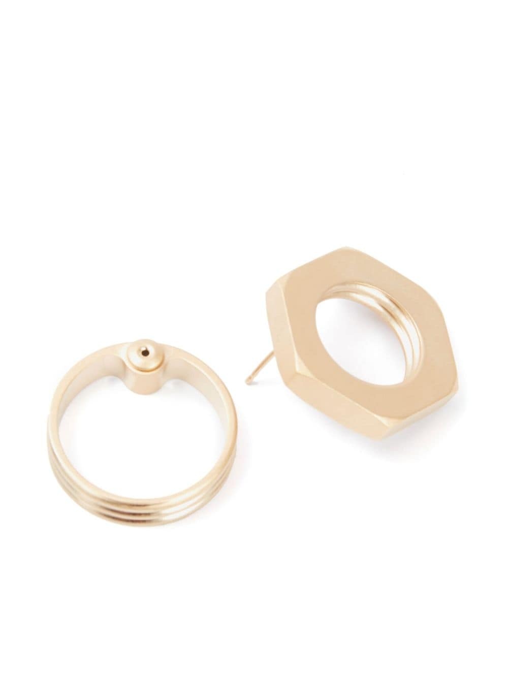 matte geometric earrings - 3
