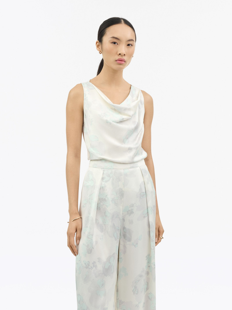 Helvie Floral Satin Top 2