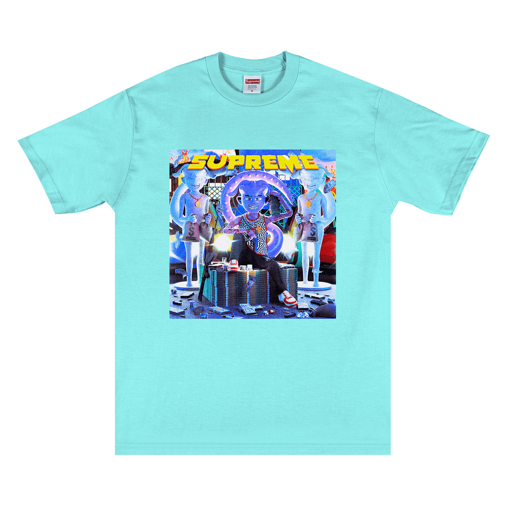 Supreme Richest Tee 'Turquoise' - 1