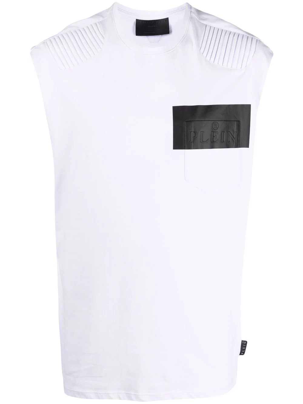 logo sleeveless top - 1