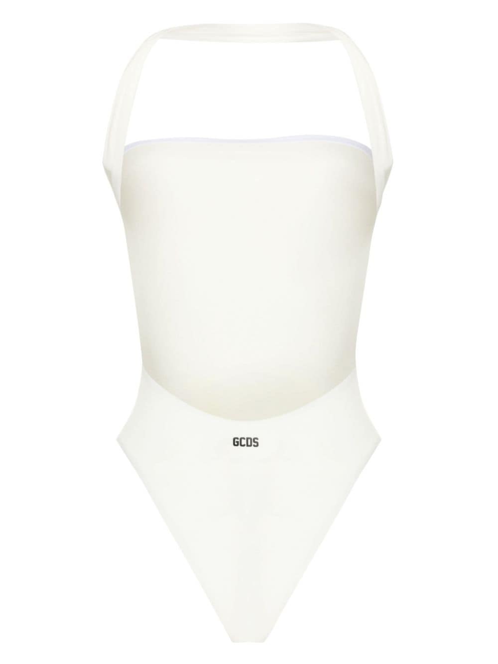 Couture halterneck swimsuit - 2