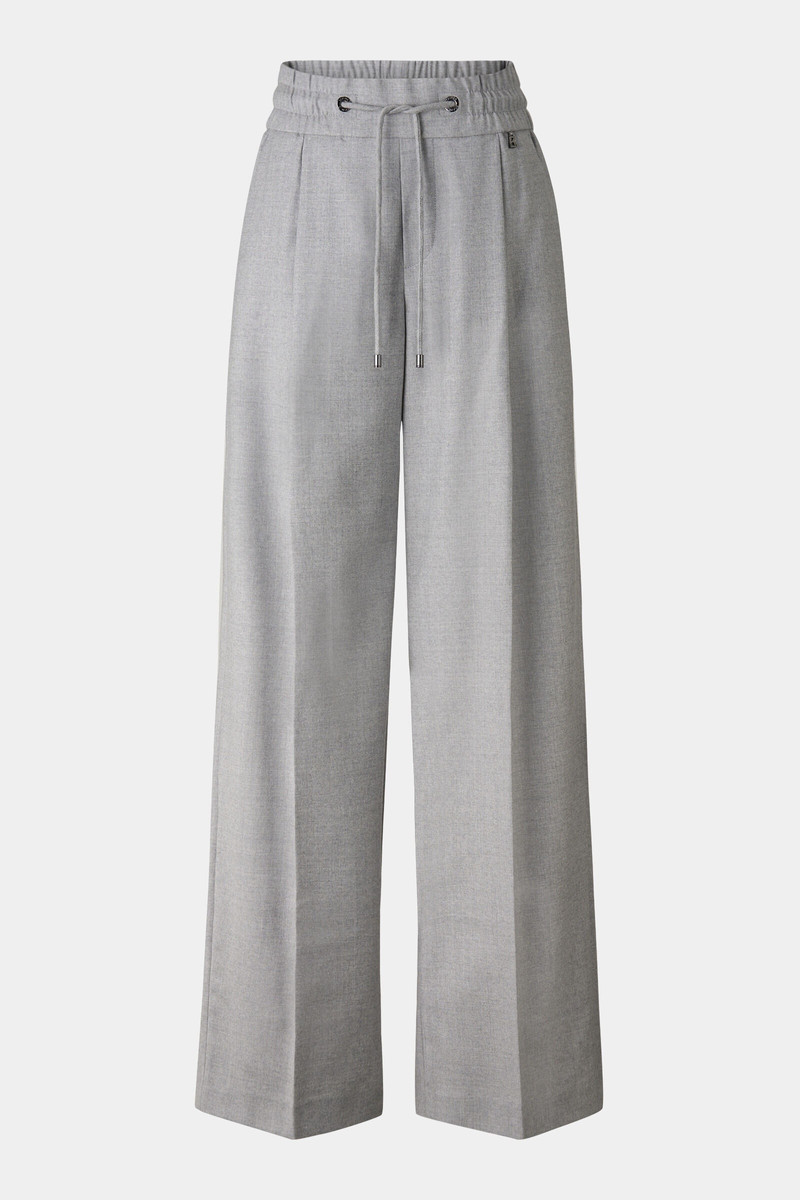 Ella flannel pants in Light gray 1