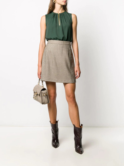 A.P.C. Sonia houndstooth A-line mini skirt  outlook