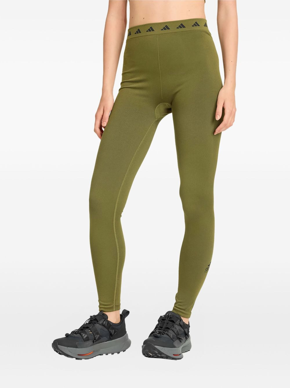 logo-waistband leggings - 2