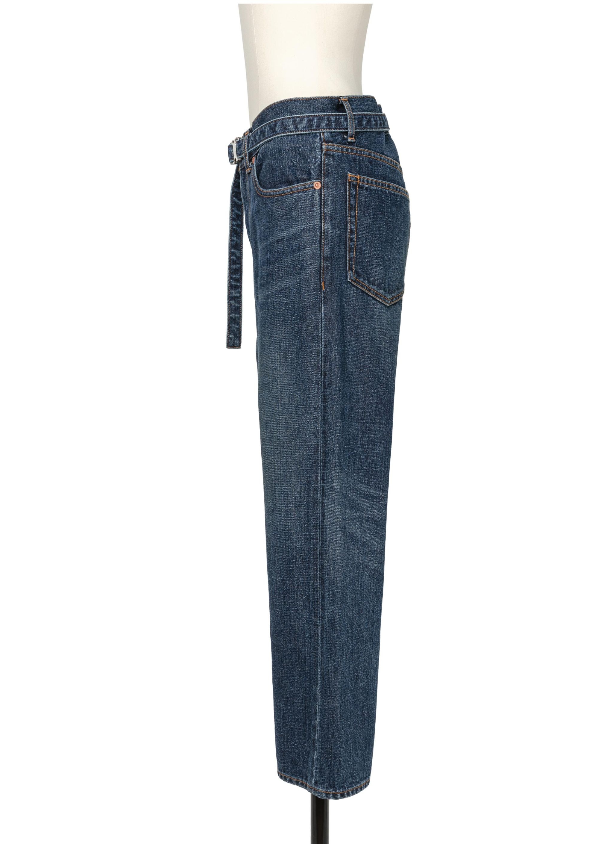 Boot Cut Denim Pants - 3