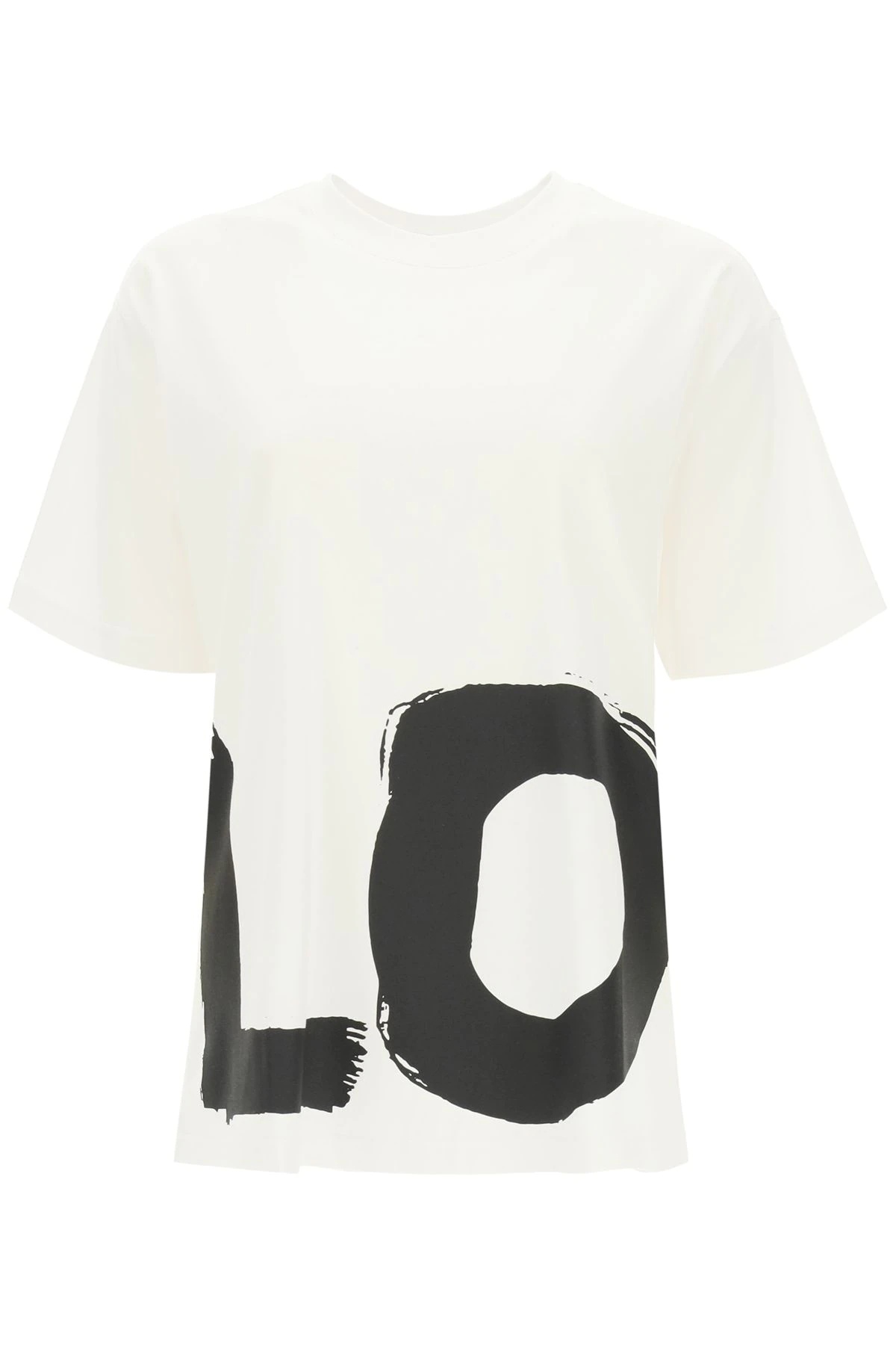 CARRICK OVERSIZED T-SHIRT WITH LOVE PRINT - 1