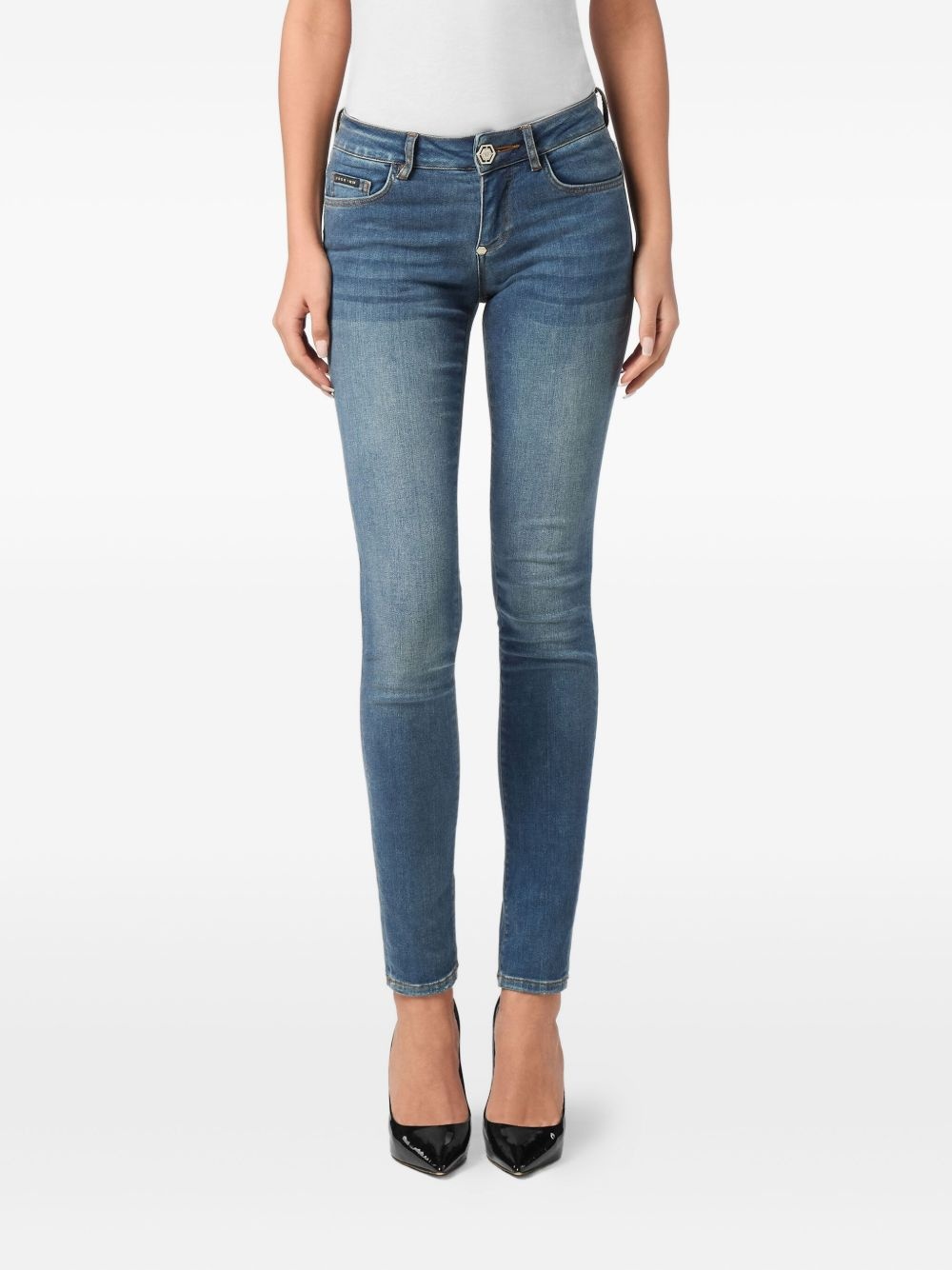 stretch-cotton skinny jeans - 3