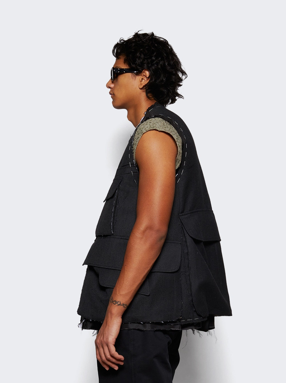 Suiting Vest Grey Melange - 4