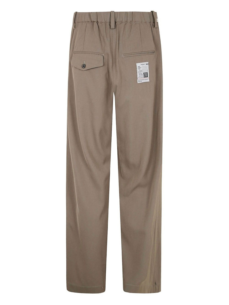 Maison MIHARAYASUHIRO logo-patch trousers outlook