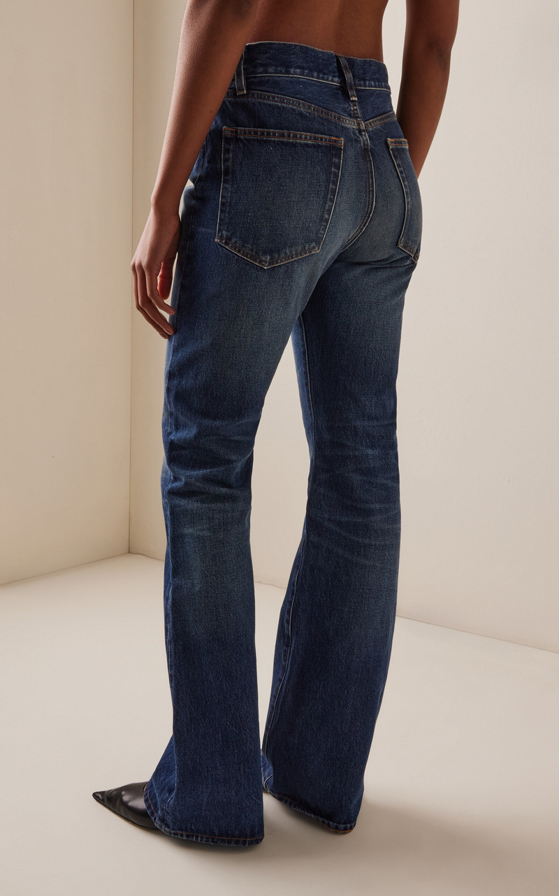 The Outlaw Rigid High-Rise Bootcut Jeans dark wash 4