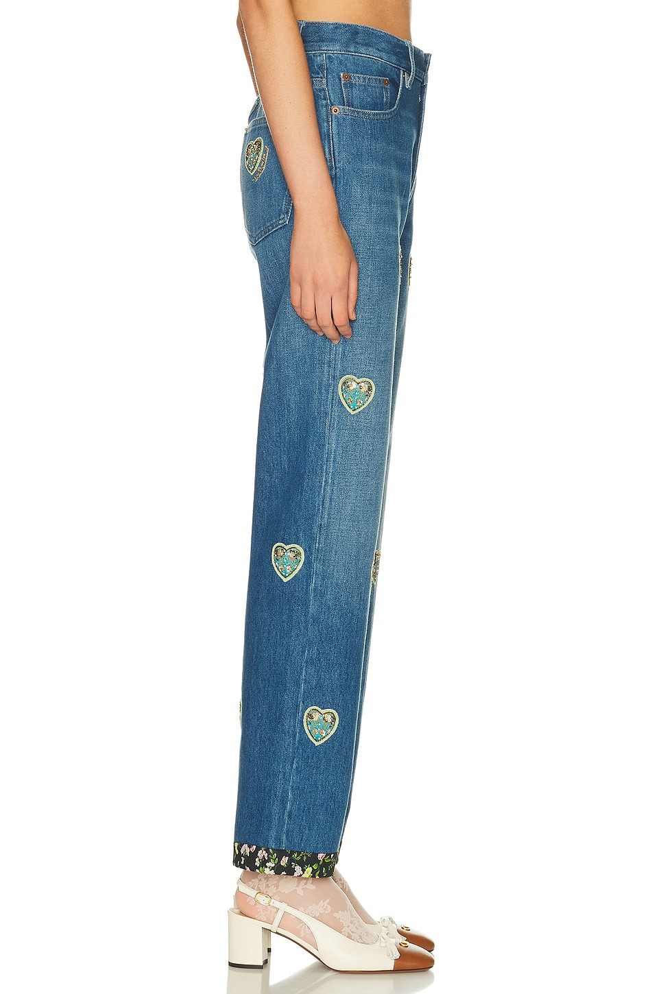 Embroidered Wide Leg - 3