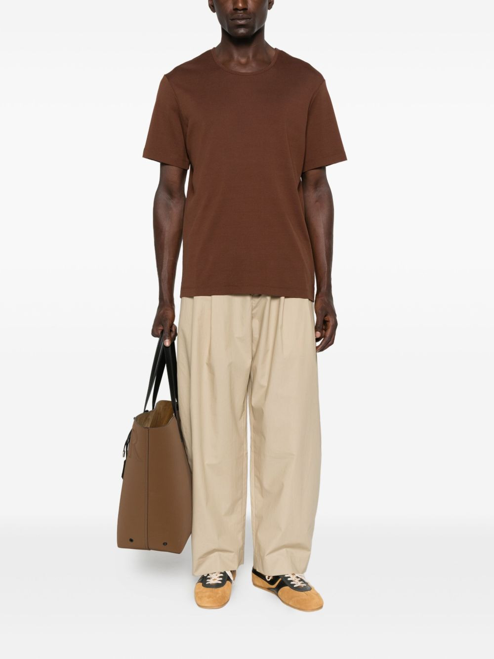 round-neck cotton T-shirt - 2