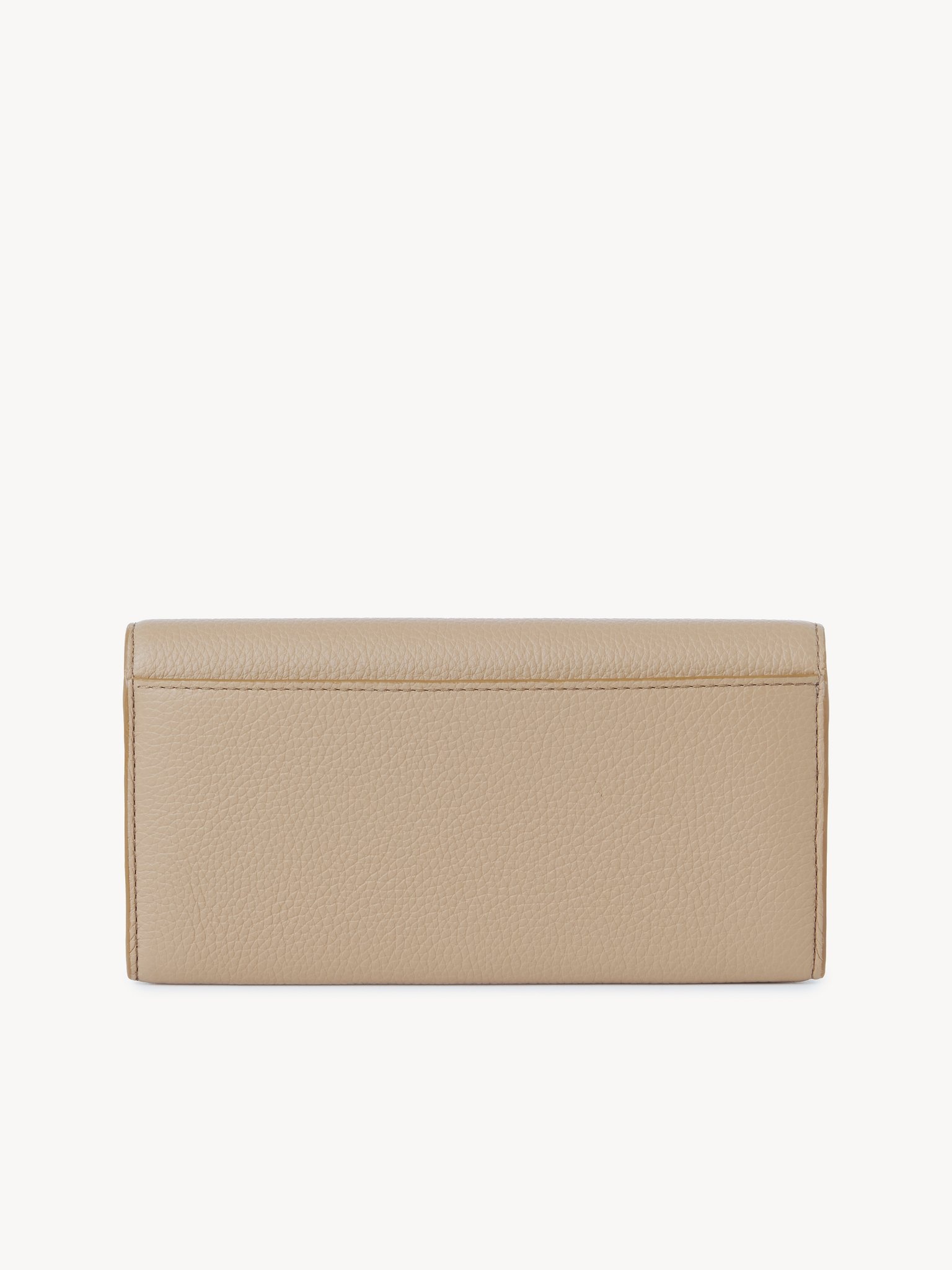 MARCIE LONG WALLET WITH FLAP IN GRAINED LEATHER - 4