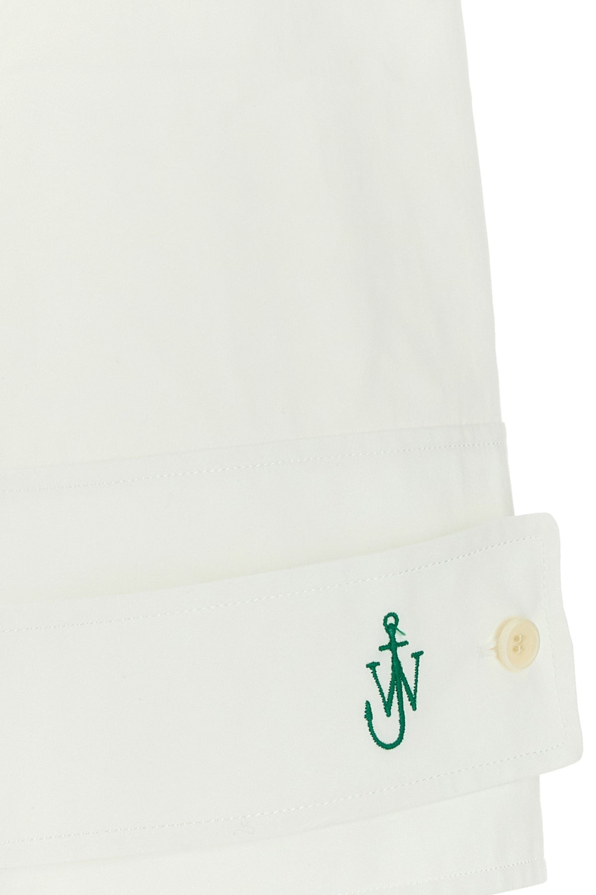 JW Anderson White poplin shirt dress | gebnegozionline