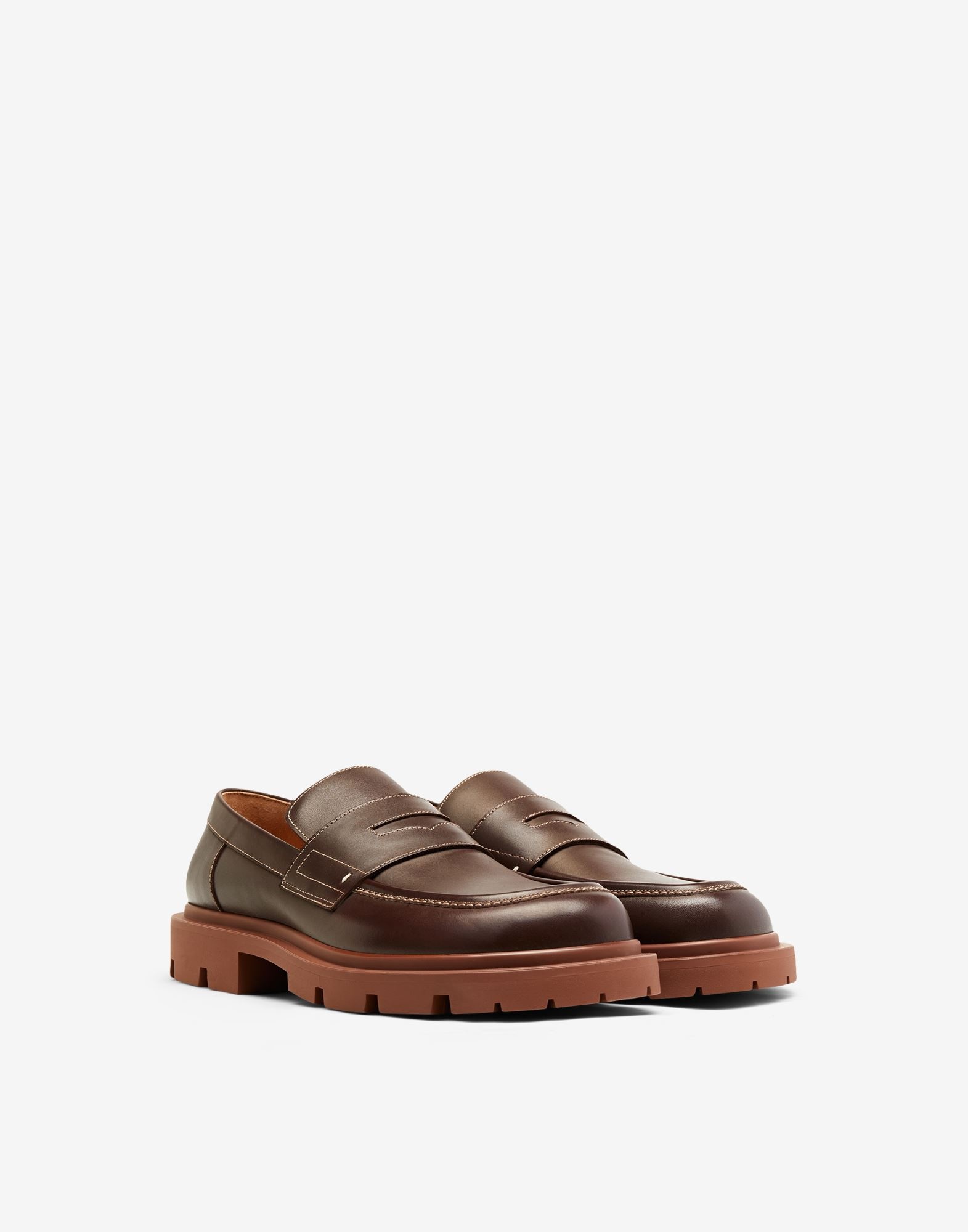 Lug sole loafers - 2