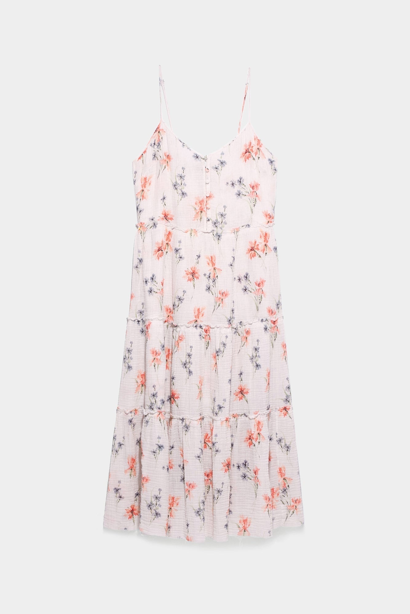 Midi Slip Dress - Ecru Floral | R13 Denim Official Site - 4