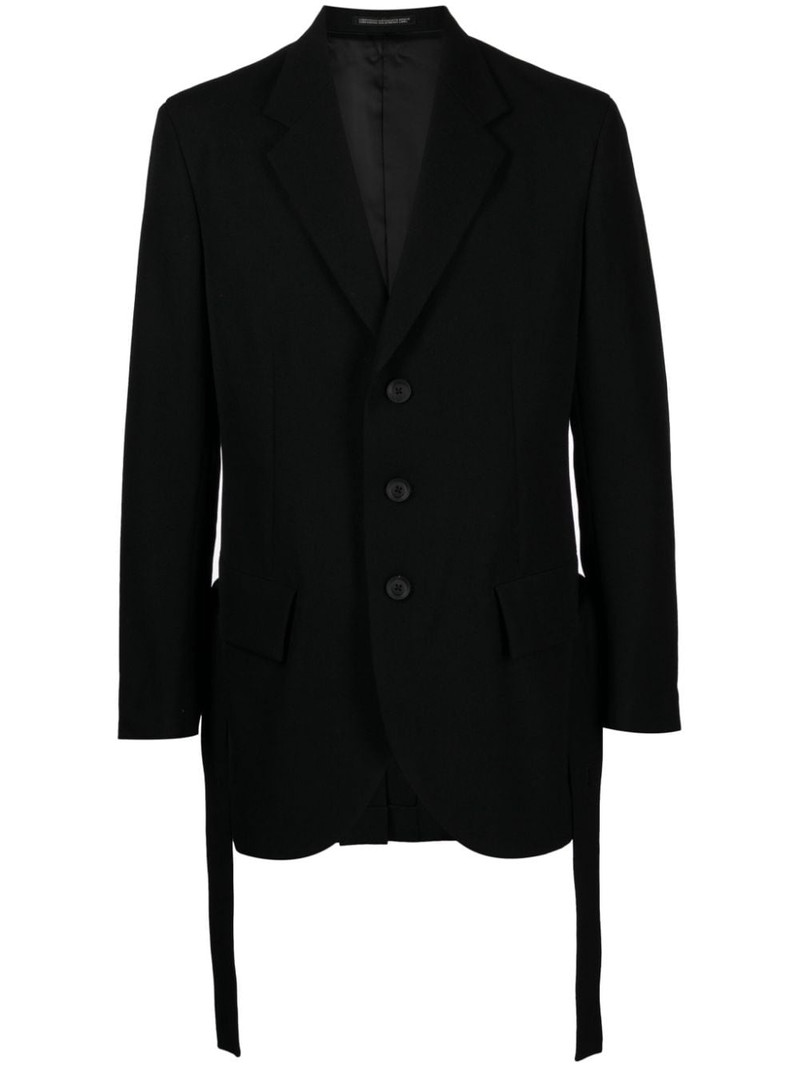 Army Gabardine pleated blazer 1
