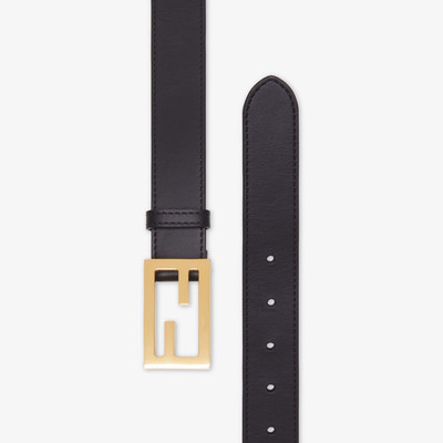 FENDI Black leather belt outlook