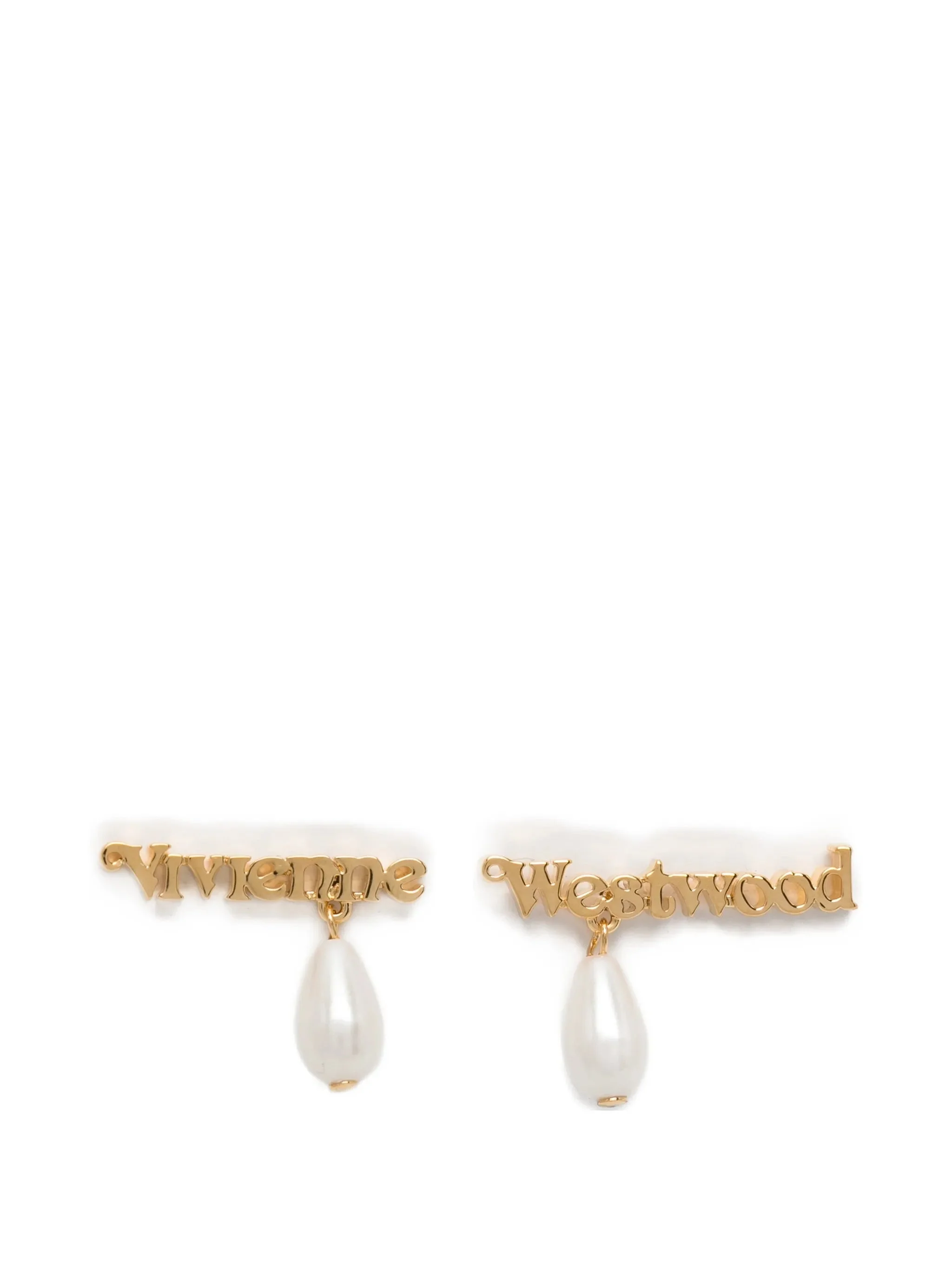 Vivienne Westwood Amelia Logo-lettering Earrings - 1