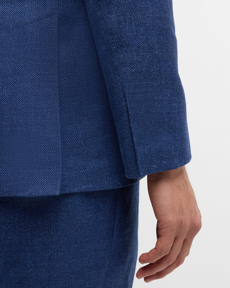 Men's Linen, Wool and Silk Suit 7