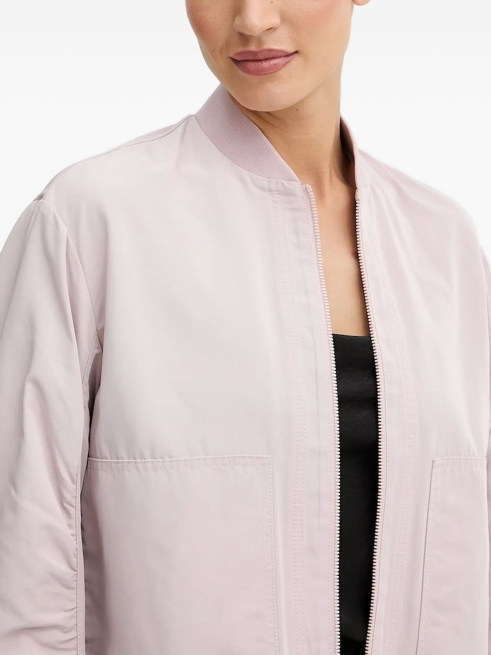 drawstring bomber jacket - 3