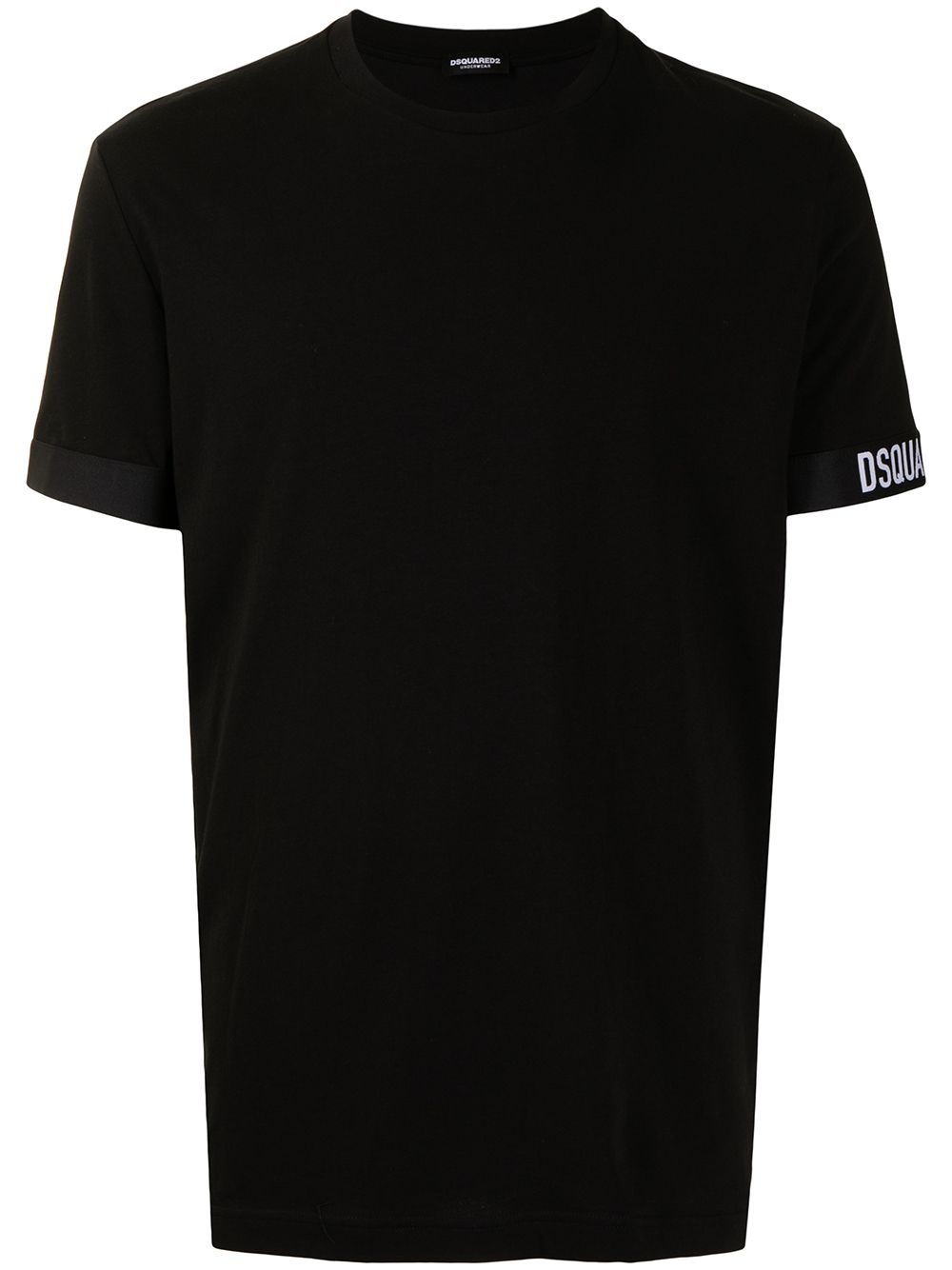 ICON cuff crew-neck T-shirt - 1