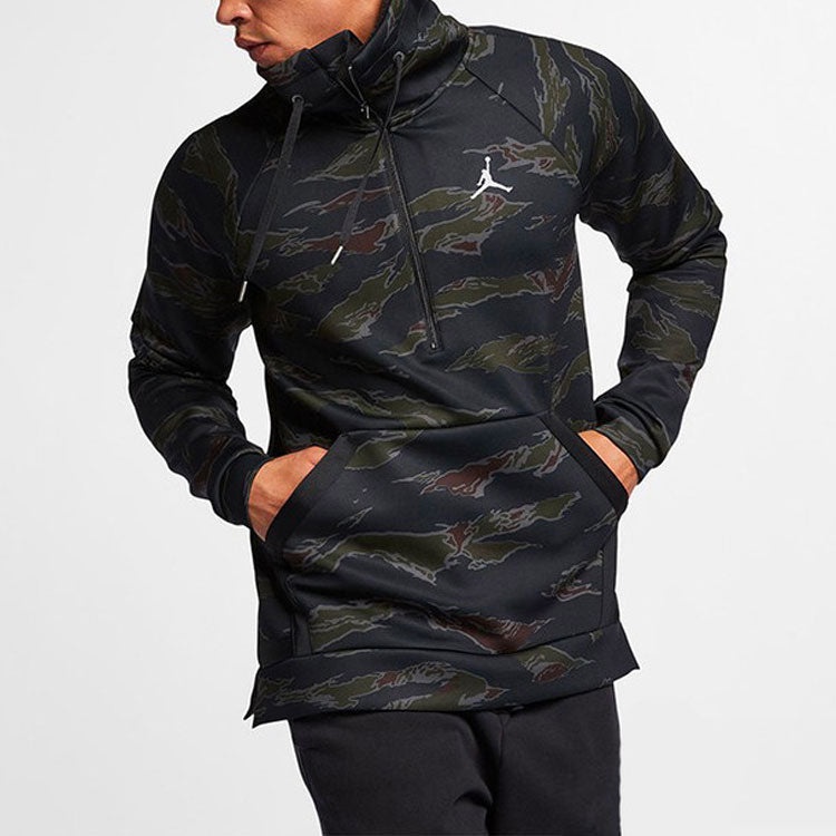 Air Jordan Athleisure Casual Sports Cardigan Pullover Jacket Camouflage AH6164-010 - 3