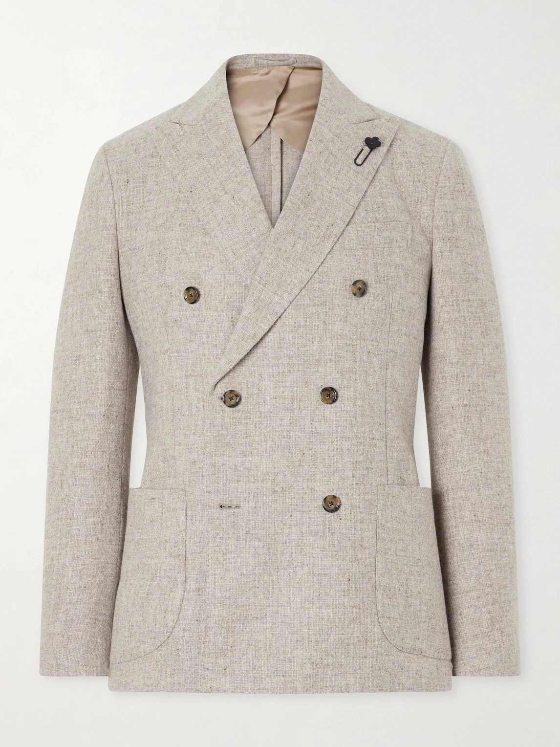 Wool Canvas Blazer - 1