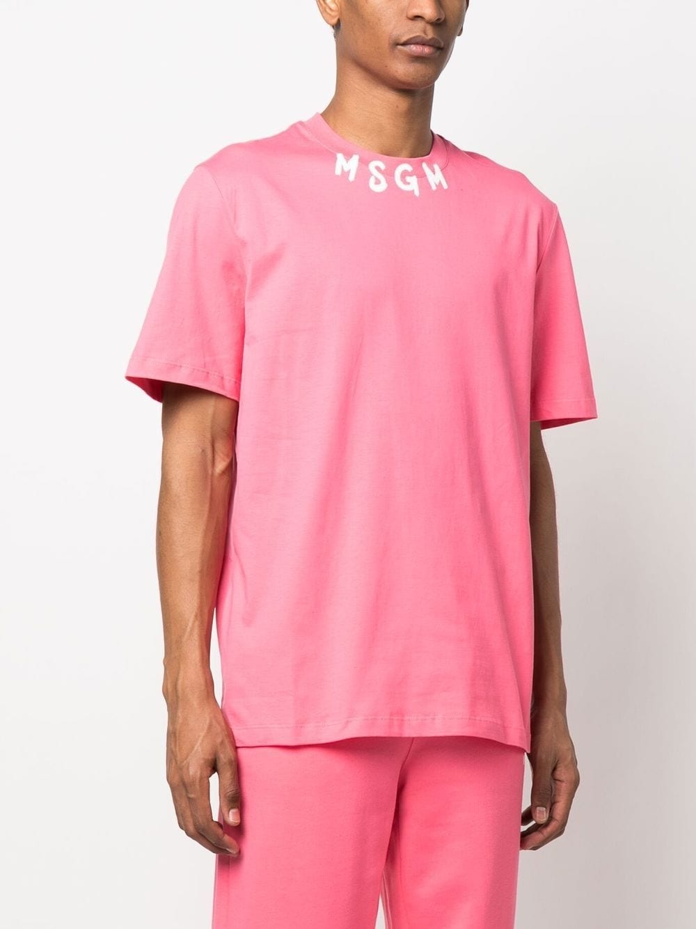logo-print cotton T-shirt - 3