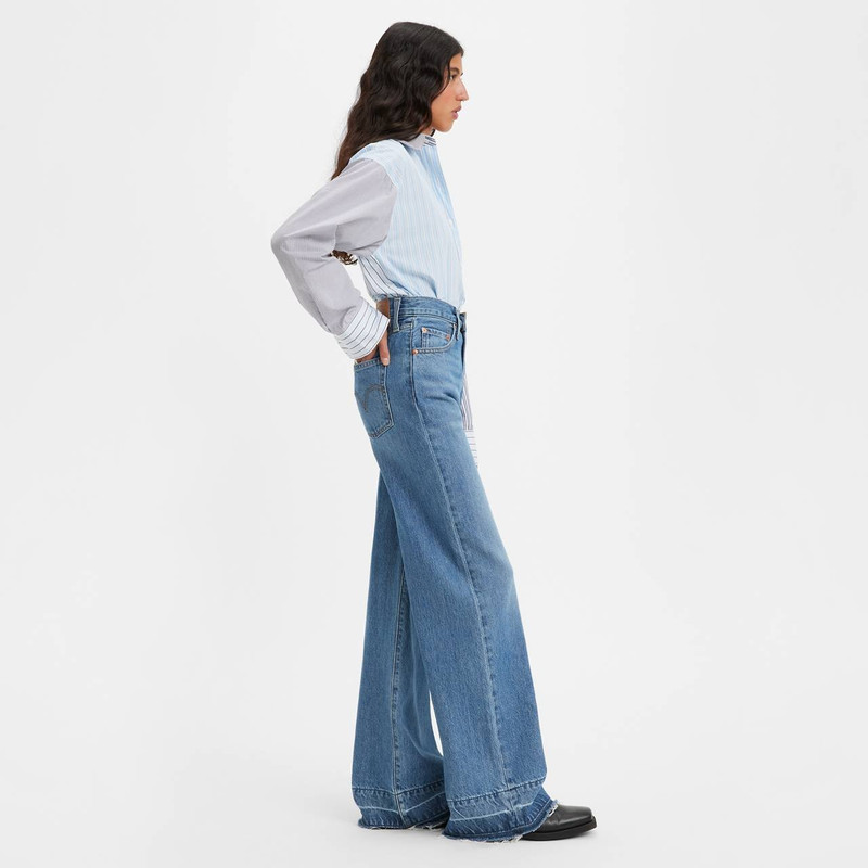 RIBCAGE WIDE LEG 여성 JEANS 6