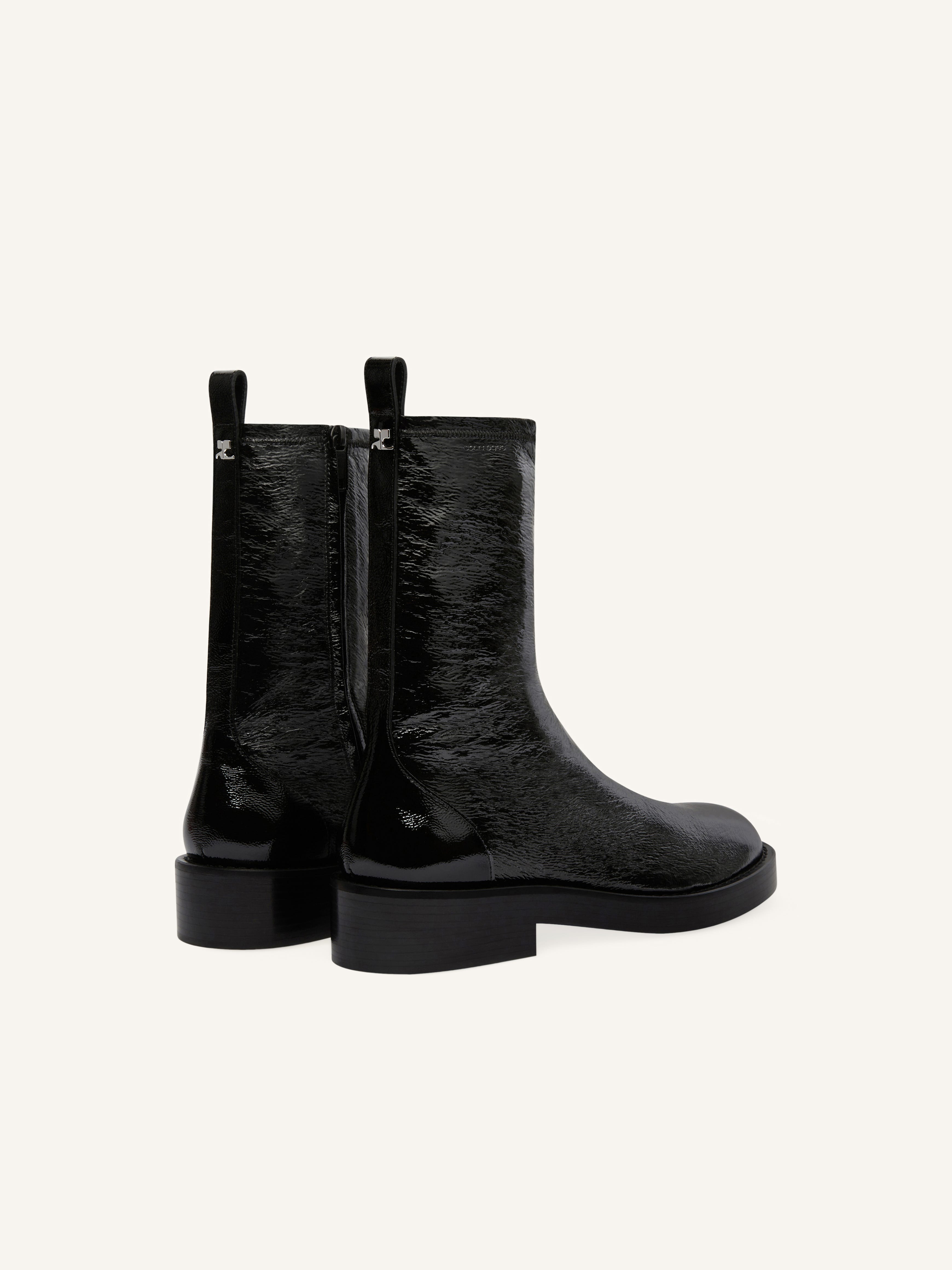 STRETCH VINYL BOOTS - 3