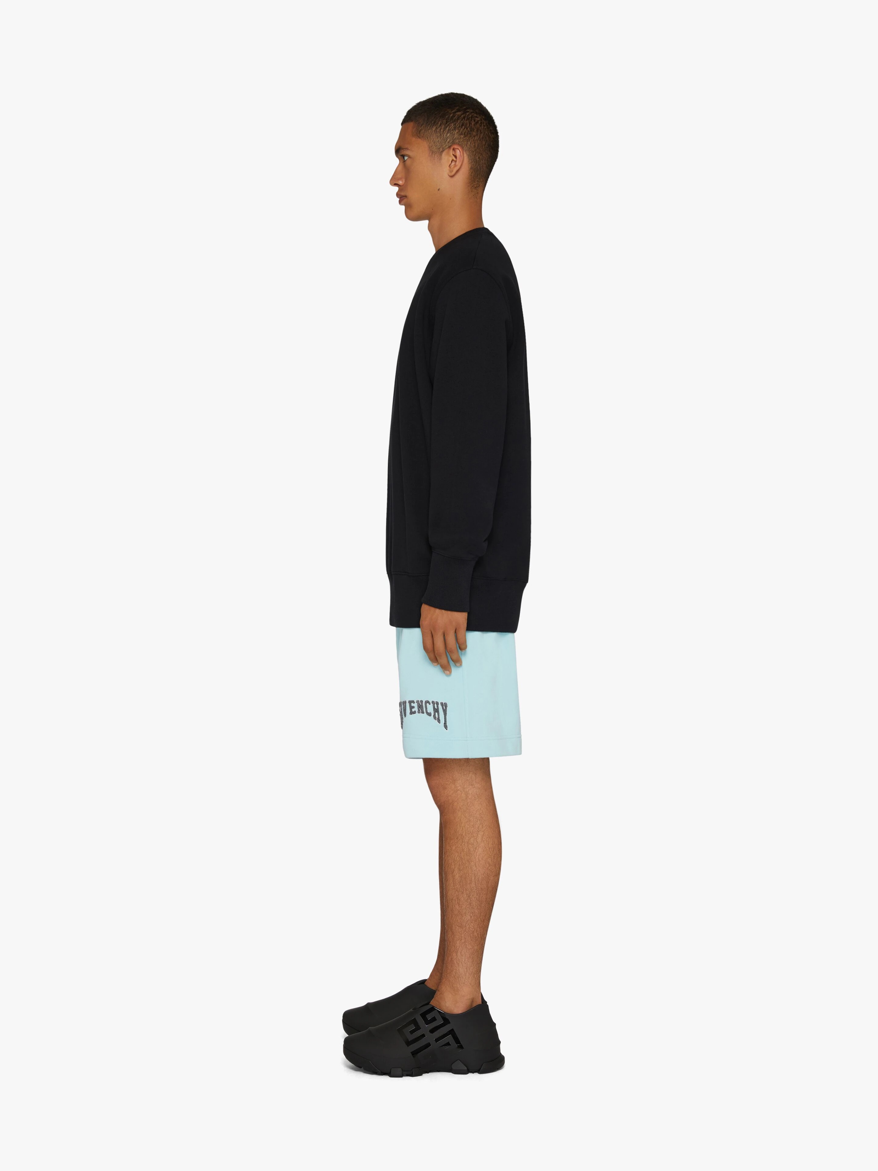 BERMUDA SHORTS IN FELPA WITH PATCH - 3
