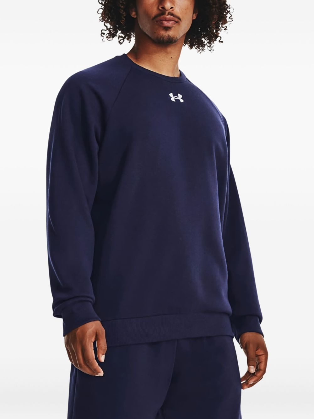 fleece crew-neck sweatshirt - 1