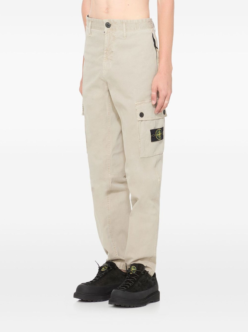 twill tapered pants 3