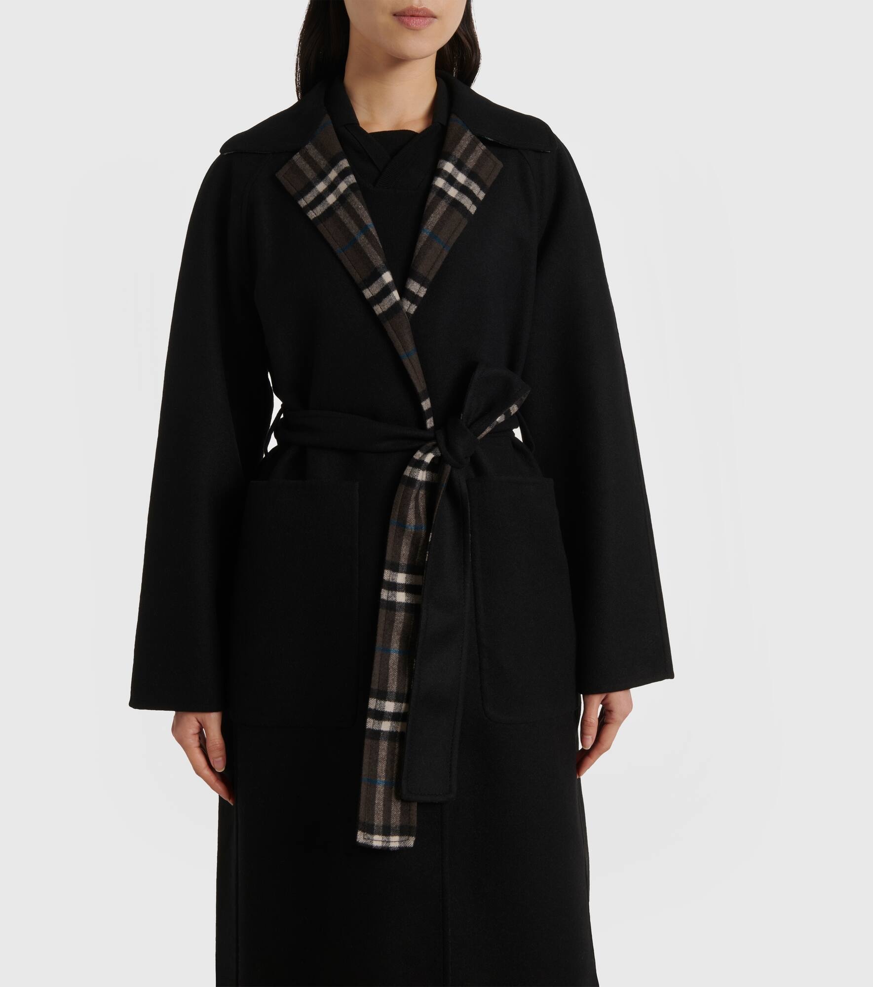 Wool wrap coat - 5