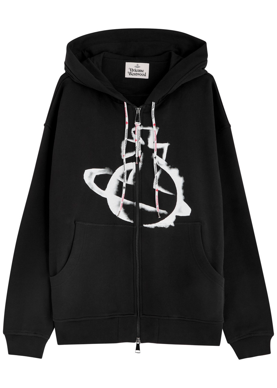 VIVIENNE WESTWOOD フーディ 25 Orb-print hooded cotton 29988 Vivienne Westwood Vivienne Westwood Orb-print Hooded Cotton