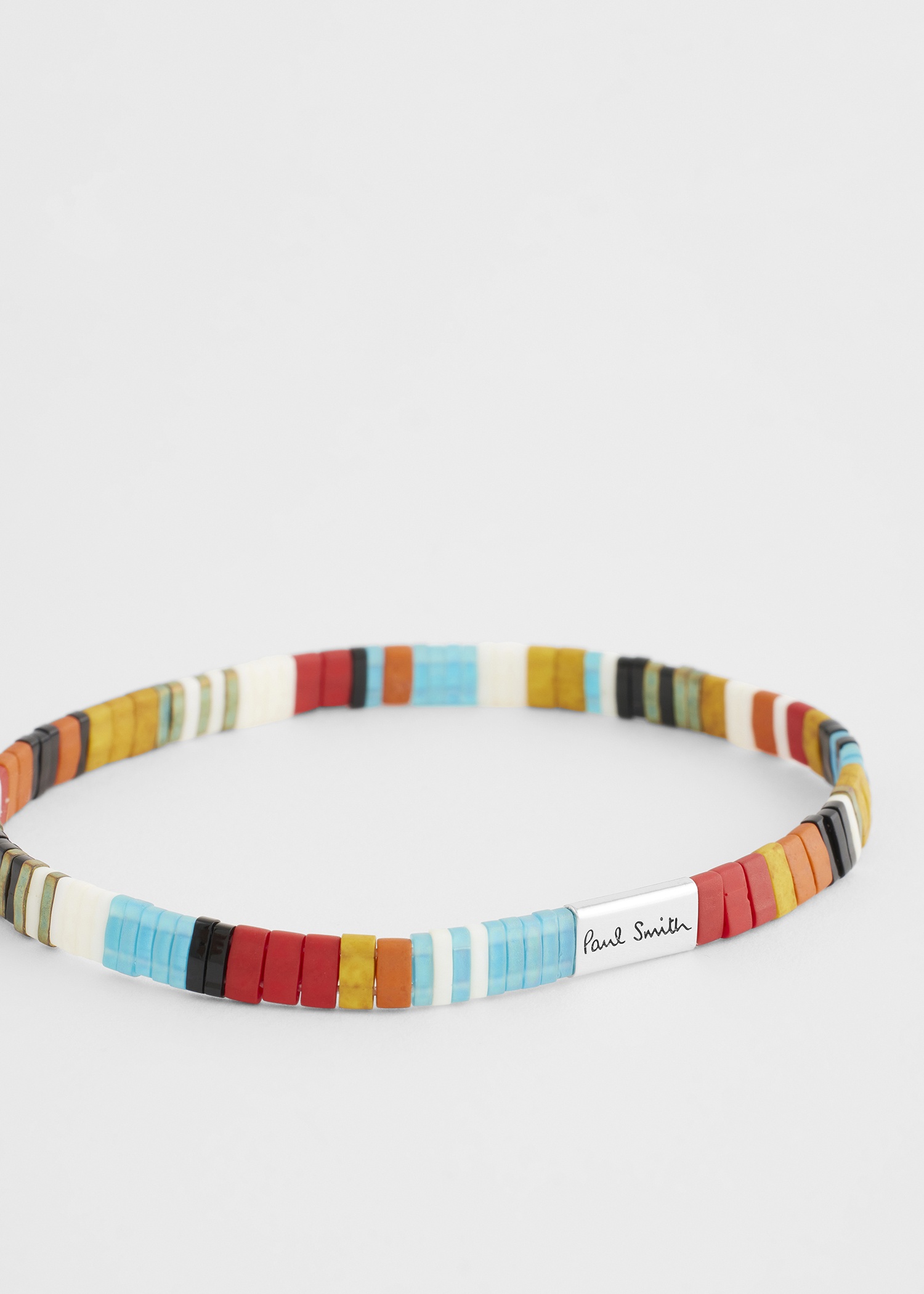 'Signature Stripe' Flat Bead Bracelet - 2