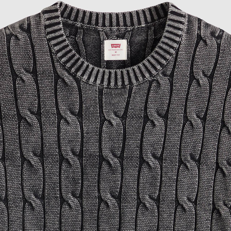 CARMEL CABLE CREW SWEATER 6