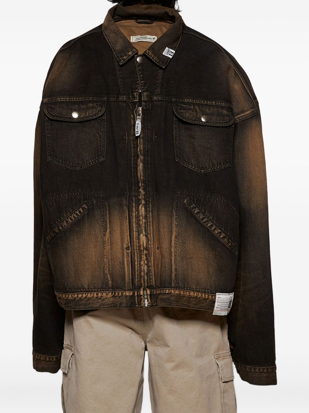 Both Sides Front denim jacket - 5