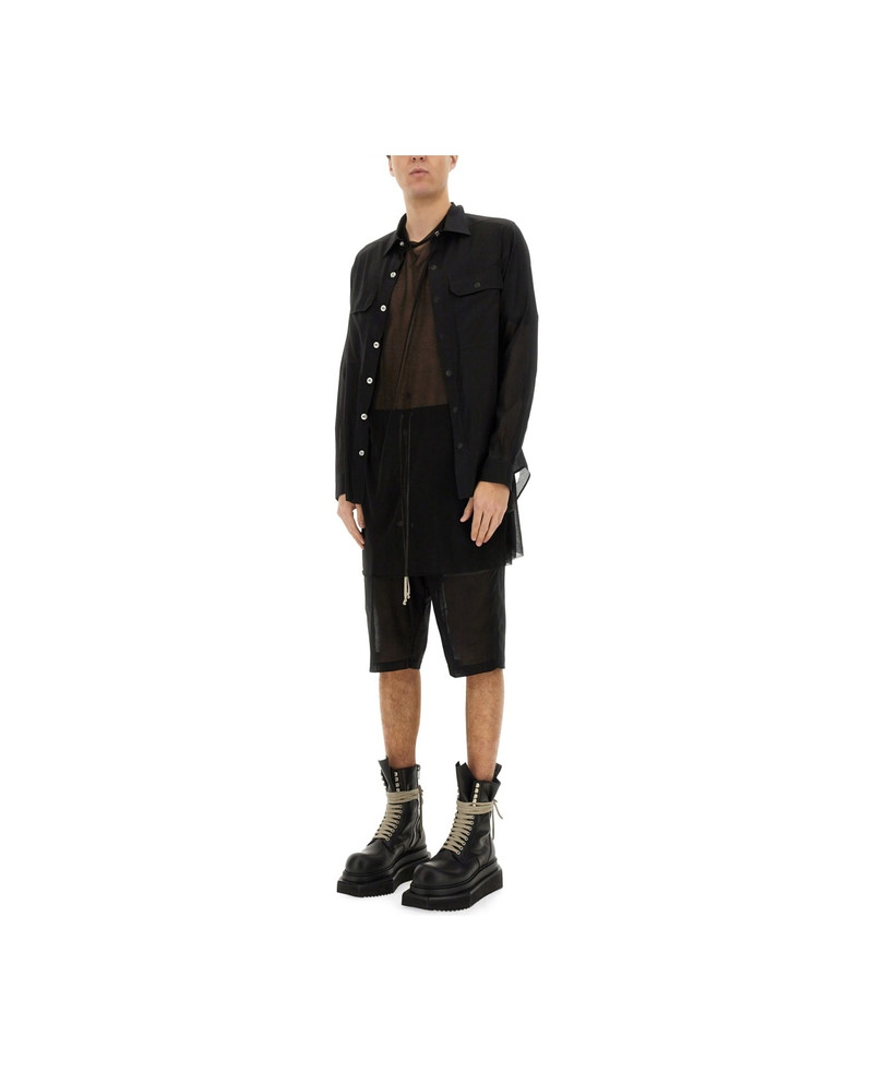 Rick Owens Outershirt In Celadon outlook